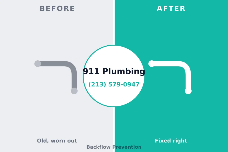 Before and after: plumbing company Harrison, MI